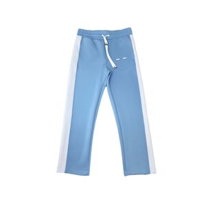 Tasarımcı Sweetpants geniş bacak eşofmanları erkekler için eşofmanlar kapalı elastik bel bandı ve çekiliş erkekleri çifti gevşek çok yönlü gündelik pantolon düz