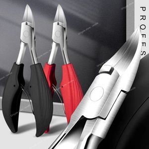 1pcs Professional Nail Cuticle Ngsissors Черные красные пальцы на ногах Dead Skiers Trimming Clipper Clipper Nipper Manicure Tools Tool