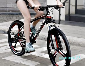 Junior High Full Suspension Aluminum Mountain Bike 21-Speed, 24-Inch Racing Bicycle for Men and Women, Adjustable 150-165cm/176-185cm