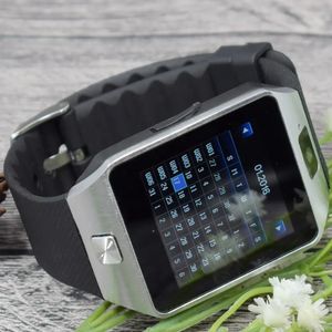 Shenzhen Fabrika Toptanes En İyi Fiyatlar DZ09 1.44 inç Akıllı İzle En Ucuz Telefon Akıllı Sim Kart Yuvası Reloj Inteligente