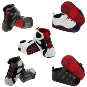New Fashion Baby Shoes Newborn Boys Girls Crib Shoes First Walkers Kids Toddlers Soft Sole Anti-slip Soles Casual Sneakers 0-18 Months