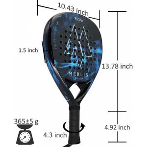 Теннисные ракетки Padel Racket Power Foam 3K Carbon Fiber Eva с мягкой поверхностью и чехлом для весла Optimized Sweet Spot 231031