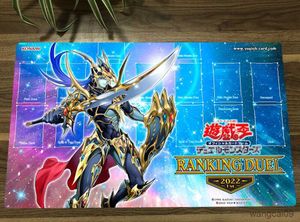 Mouse Pads Pulso YuGiOh Black Luster Soldier - Soldier of Chaos Playmat Trading Card Game Mat Mesa Gaming Play Mat Mouse Pad 60x35cm R231031
