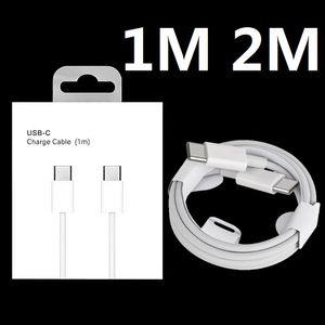 1 м 2 м PD USB C к USB-C кабель типа c Быстрая быстрая зарядка Зарядные кабели C-C для Samsung Galaxy S10 S20 S22 S23 Utral Htc LG Xiaomi Huawei Android-телефон с коробкой