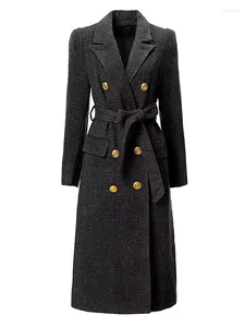 Kadın trençkotları rüzgarlık kışlık kış sonbahar yüksek kaliteli moda partisi siyah gül kırmızı düğme dantel up kızlar lüks tatlı şık palto