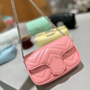 Designers Shoulder Bag Silver Hardware Cowhide Luxurys Crossbody Bags Newtest Women Macaron Color Handbags Purses