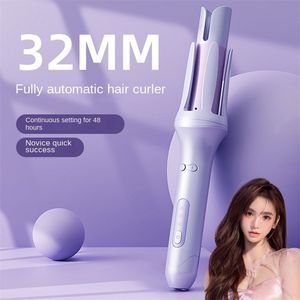 Curling Irons Automatic Hair Curler Stick Negative Ion Electric Ceramic Curler Fast Heating Rotating Magic Curling Iron Hair Care Styling Tool 231030
