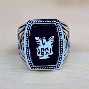 Punk Vintage Moda Takı 18K Beyaz Altın Dolgulu Vampire Diaries'in Yeni Versiyonu Jeremy Men Wedding Band Ring Lovers 'GI253H