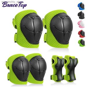 Skate Protective Gear Kids Knee Pads Elbow Pads Guards Protective Gear Set Safety Gear for Roller Skates Cycling BMX Bike Skateboard Skatings Scooter Q231031