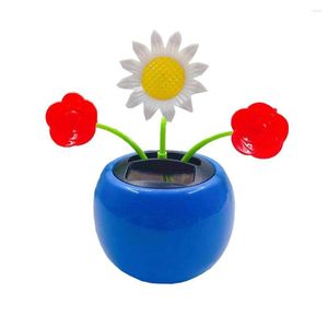 Decorazioni per interni Solar Shaking Head Flower Design squisito Decorazione ampiamente utilizzata Accessori per auto Shake Gift