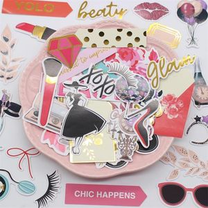 Подарочная упаковка ypp Craft 50pcs Chic Come Post Paper Sticker для скрапбукинга Happy Planner/ DIY Ремесла/ Украшение карты