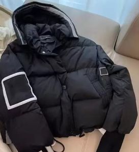 Tasarımcılar üst aşağı ceket yelek bayan parkas moda klasik baskı yüksek kaliteli motosiklet kürk yaka kışlık ceketler-