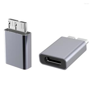 Компьютерные кабели USB C до Micro B USB3.0 Тип адаптера женский мужской мужской быстрый заряд 3,0 Супер скорость для HDD Dropship