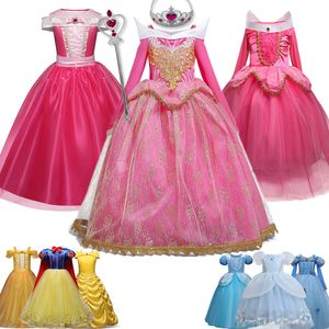 Kız Elbiseleri Çocuk Karnaval Kostümleri 4 6 8 10 Yıl Kızlar için Prenses Kılık Kız Prenses Giydir Parti Elbise Çocuk Cadılar Bayramı Elbise 220905