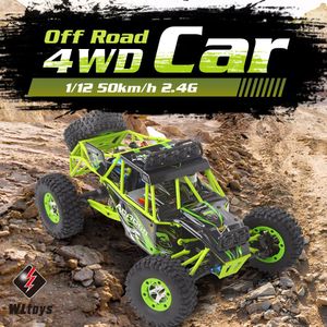 WLtoys 12428 1/12 RC Car 2.4G 4WD 50km/h High Speed Car Monst-er Truck Radio Control RC Buggy Off-Road RCCar Electric Toys