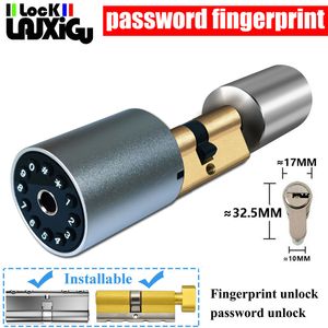 Door Locks Variable size password lock Fingerprint door Smart Out Electronic Tuya APP Cylinder 220906