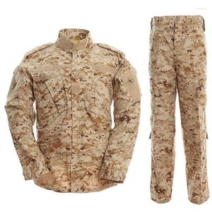 Erkekler Trailsits Erkekler ACU Multicam Kamuflaj Yetişkin Askeri Tekdüzen Taktik Savaş Kıyafetleri Ceket Eğitim Ordusu Takım Kargo Pantolon