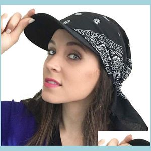 Ball Caps Bandana Cap Женщины мужчины головы шарф шляпы для женщины для женщины -платка кепки мужчина самка летние шляпы Оптовая капля Lulubaby DHSST