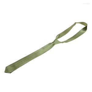 Бобовые галстуки унисекс повседневная галстука худая узкая узкая шейная галстука -зеленый свет