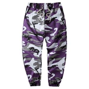 Erkekler Pantolon Kamuflaj Askeri Kargo Erkekler Hip Hop kaykay Bib BDU High Street Jogger 220907