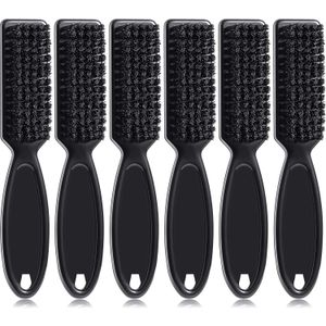 Saç Fırçaları Berber Bıçağı Makası Temizleme Fırçası Naylon Giyotin Duster Fade Aracı İçin Damla Teslimat 2022 Toptrimmer Amobj