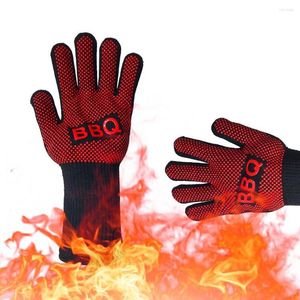 Инструменты 1PS BBQ Grill Gloves Теплостойкие силиконовые силиконовые.