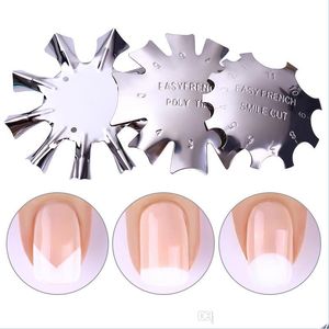 Форма ногтя Easy French Line Edge Nail Cutter Trancil Tripl Smile Smile Shape Trimmer Climmer Styling Forms Manicure Art Tool