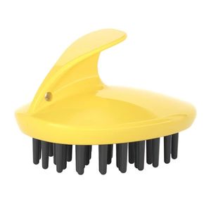 Saç Fırçaları L Saç derisi masr şampuan fırça bakımı, büyüme için yumuşak sile ile ıslak kuru çocuklar evcil hayvanlar araçları sarı damla teslimat 2022 lulubaby amzoq