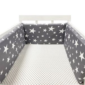 Cotton Baby Crib Bumper Rail, Thickened One-Piece Crib Around Protector, Baby Room Decor (200cm x 30cm)