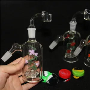 Kül yakalayıcı 14mm ortak nargile ashcatcher 90 45 derece açı Su Cam kuleleri bong boruları için renkli