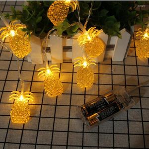 Dizeler 2022 1.2m 10 LED/4M 30 LED güneş çelenk ışığı güneş/pille çalışan ananas dize ışıkları ev partisi Noel ağacı için
