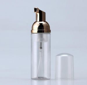 50ml Plastik Köpük Şişeler Altın Pompalı El El Yıkama Sabun Muse Krem Dispenser