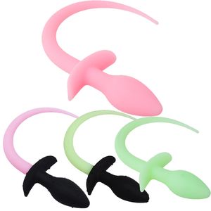 Предметы красоты силиконовый хвост собаки анальный штекер Sexy Toy Silicone Anal Gy S