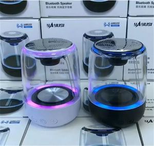 Yeni C7 Taşınabilir Kablosuz Stereo Bas Bluetooth Hoparlör Renkli LED Işık Ses Kutusu