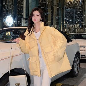 Womens Down Parkas Womens Winter Roupas Stand Collar Down Coats Duck White Down Jackets Ladies Enposco