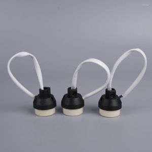 Lamba tutucular 1 adet Gu10 taban halojen soketleri veya LED ampul soket konnektörü için tek parça seramik tutucu kablolama