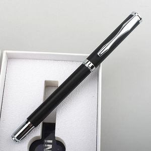 Роскошная металлическая матовая роллерная ручка писать швейцарию Ball Point Business School Supplies Writing