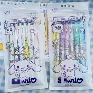 PCS/Pack Cartoon High Appearance Level Neutral Pen Touch Carbon Coolomi Jade Cinnamon Dog Girl Heart Black Student Station