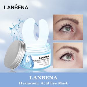 Lanbena m￡scara ocular olhos cuidados antienvelhting repercuss￣o de manchas Reduce os c￭rculos escuros Sacos linhas de olho Skin Cares adesivo