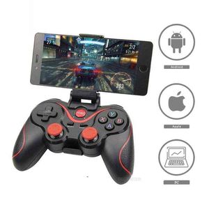 Игровые контроллеры Joysticks Wireless 3.0 Game Controller Terios T3/X3 для PS3/Android Smartphone ПК с держателем телевизионной коробки T3 Bluetooth T220916