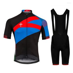 Yarış Ceketler Erkekler Yaz Anti-Sweat Bisiklet Forması Kısa Set Nefes Alabilir MTB Bisiklet Binicilik Giyim Ropa Ciclismo Spor Giyim Para Para