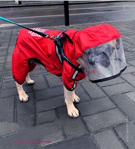 Собачья одежда в плащной капюшоне с капюшоном с плюшеной Пончо водонепроницаемые отражающие куртки для маленьких и x-больших собак и щенков 918
