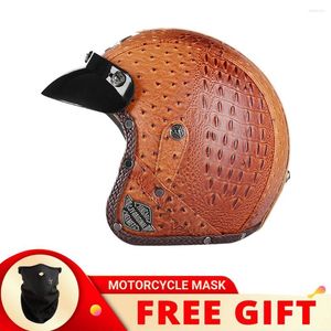 Мотоциклетные шлемы JYT-555 Vintage Open Face Helme Retro Safety Motocross Racing Jet Casco Moto Motor-Motor Scooter езда езда на контакт точка