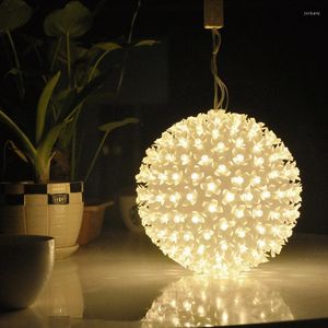 Dizeler binval LED su geçirmez kiraz çiçeği Ball String Lights AC 110V 220V Twinkling Işık Noel Düğün Partisi Festivali Dekor
