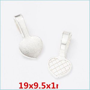 Charms 100 PCS Sier Heart Glue на подвесной подвесной подводной лоток 1979 г.