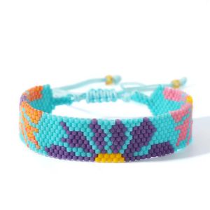 Pulseiras de charme rttooas japonês pulseras miyuki bracelete femme jóias requintadas jóias mexica