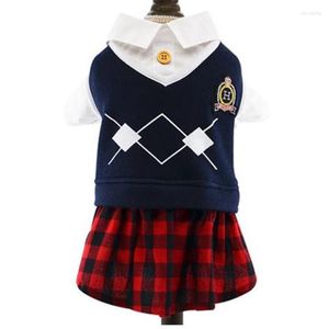 Abbigliamento per cani Pet Cotton Made Beautiful Small Skirt Clothes Winter Funny Clothing Puppy Hoopet Redingote DC704