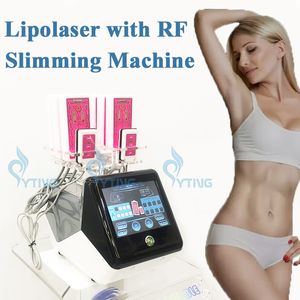 LIPO Lazer RF Zayıflama Makinesi Liposuction Lipolazer 8 Ped Lazerler LLLT Diyot Selülit Kaldırma Yağ Kayıp Ev Salon Kullanım Ekipmanı