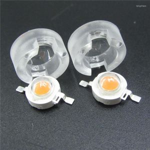 13mm LED IR Mini Lens 15 30 45 60 90 100 Derece Entegre Tutucu 1W 3W 5W Sentetik Güç Lens Reflektör Kolimatör