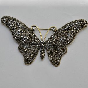 Броши Blac Fashion Women Butterfly Pins для идеального хрустального хрипти